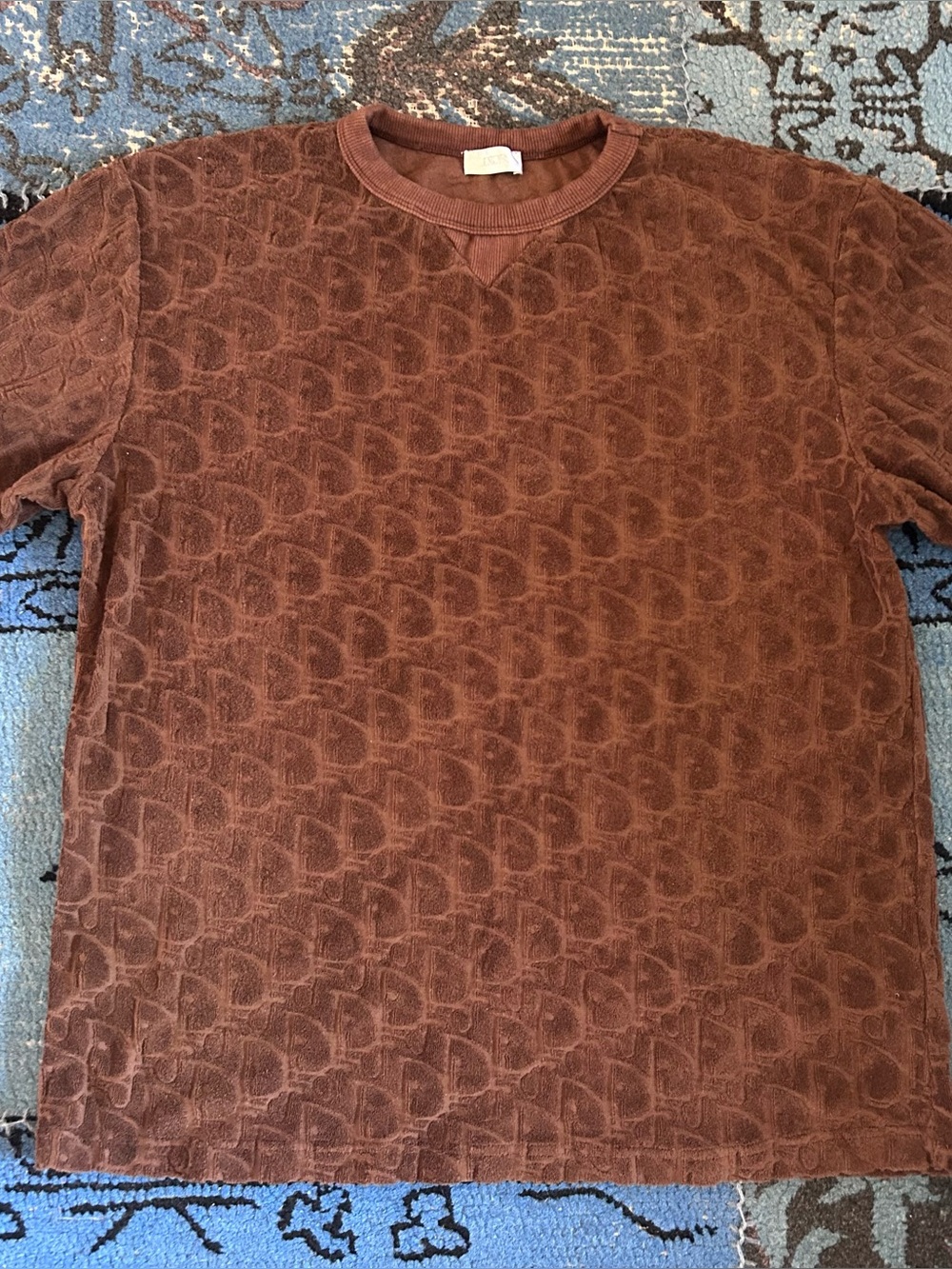 Dior Oblique Terry Jacquard Tshirt